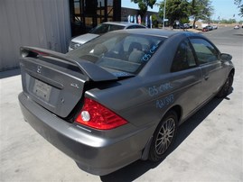 2005 HONDA CIVIC 2DOOR EX GRAY 1.7 AT A21343